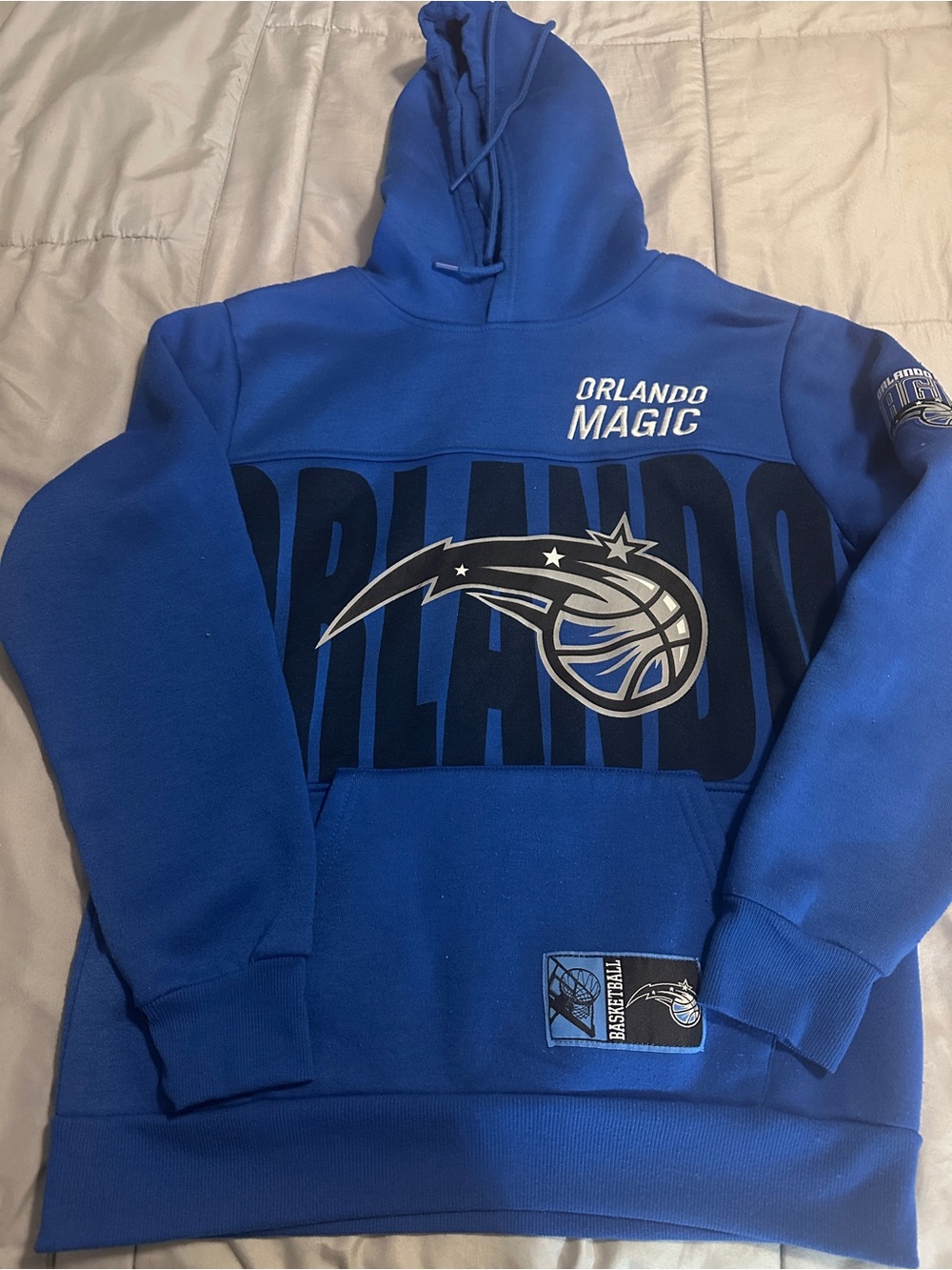 NBA Orlando Magic Blue Crewneck Hoodie with Team Logo